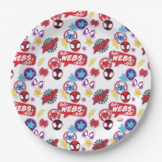 Spidey | Birthday Pattern Paper Plates