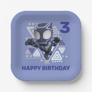 Spidey   Black Panther Birthday Paper Plates
