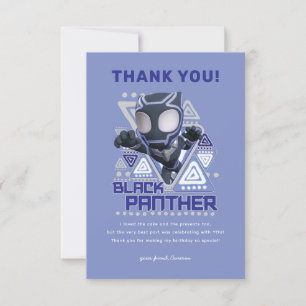 Spidey    Black Panther Birthday Thank You Invitation