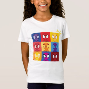 Spidey Color Block Pattern Spidey-Sense T-Shirt