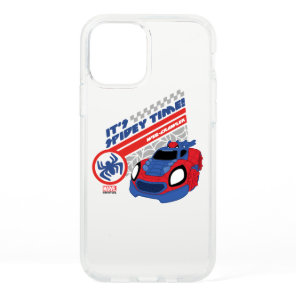 Spidey Driving His Web-Crawler Speck iPhone 12 Case