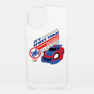 Spidey Driving His Web-Crawler Speck iPhone 12 Case