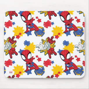 Spidey "Go-Webs,-Go!" Pattern Mouse Pad