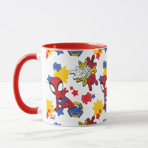 Spidey "Go-Webs,-Go!" Pattern Mug