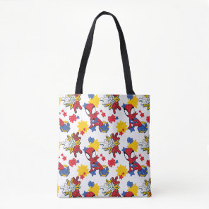Spidey "Go-Webs,-Go!" Pattern Tote Bag