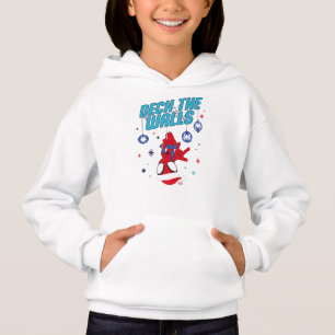 Spidey Holiday Deck The Walls Hoodie