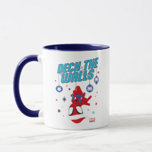 Spidey Holiday Deck The Walls Mug