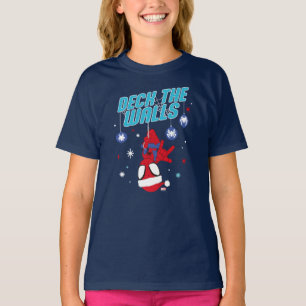 Spidey Holiday Deck The Walls T-Shirt