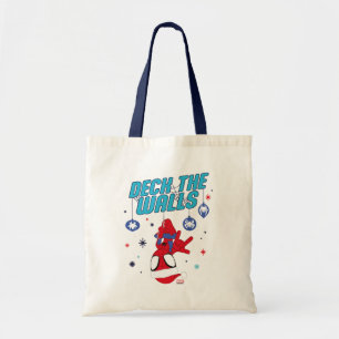 Spidey Holiday Deck The Walls Tote Bag