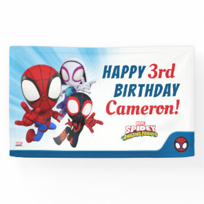 Spidey | Personalized Happy Birthday Banner