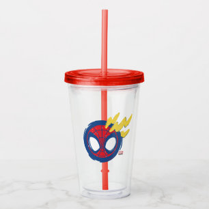 Spidey-Sense Doodle Acrylic Tumbler