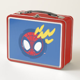 Spidey-Sense Doodle Metal Lunch Box
