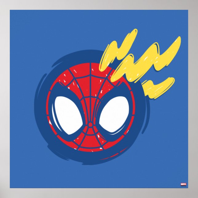 Spidey-Sense Doodle Poster (Front)