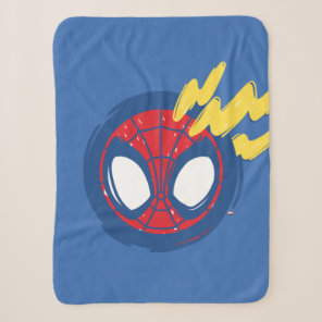 Spidey-Sense Doodle Sherpa Blanket