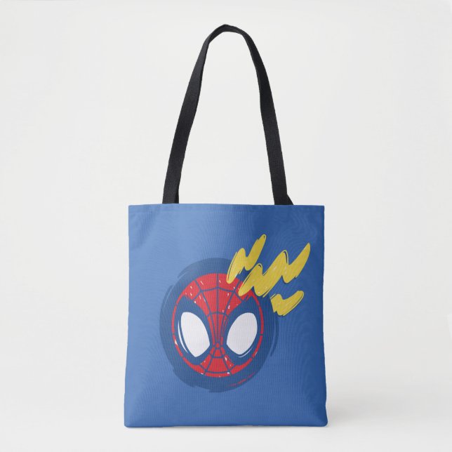 Spidey-Sense Doodle Tote Bag (Front)