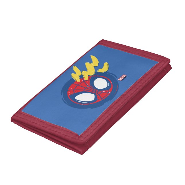 Spidey-Sense Doodle Trifold Wallet (Bottom)