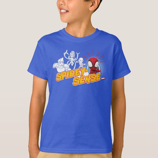 Spidey-Sense Outline Graphic T-Shirt (Front)