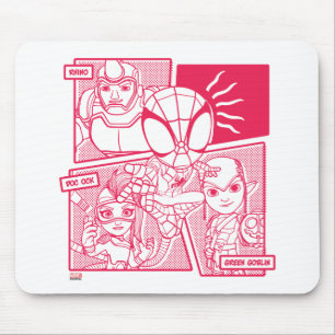 Spidey-Sense Villain Comic Graphic Mouse Pad