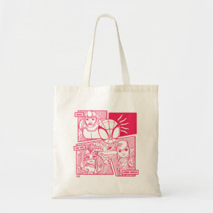 Spidey-Sense Villain Comic Graphic Tote Bag