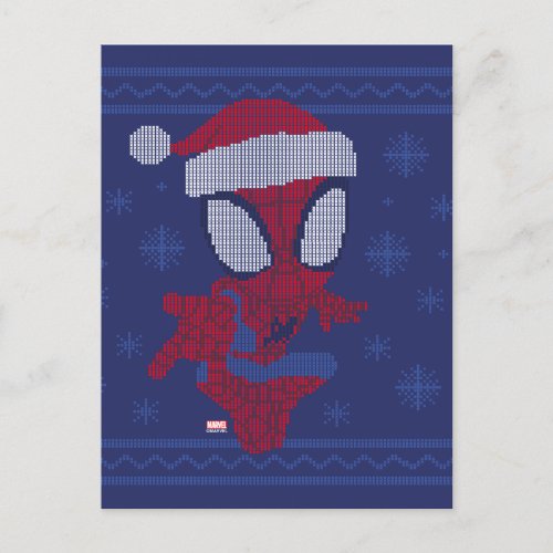 Spidey Snowflake Holiday Knit Graphic