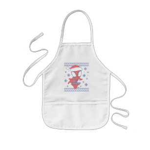 Spidey Snowflake Holiday Knit Graphic Kids' Apron