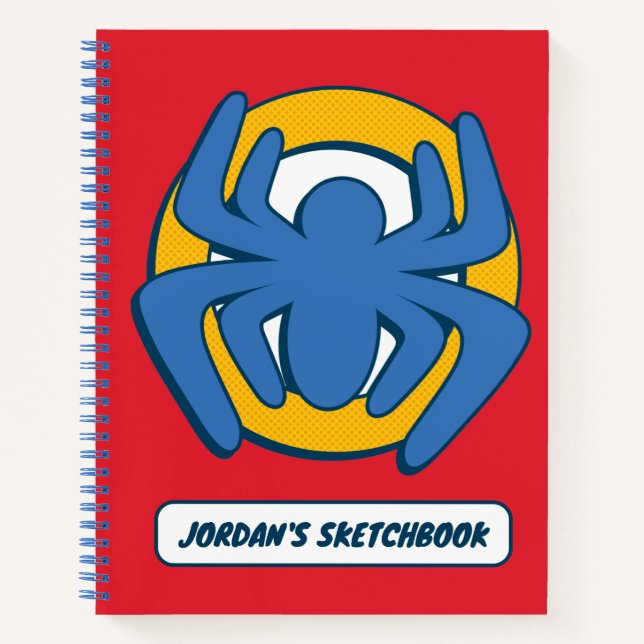 Spidey Spider Logo Drawing Notebook (Front)