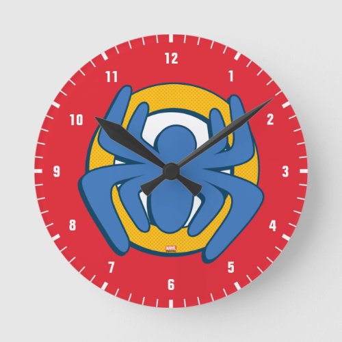 Spidey Spider Logo Round Clock