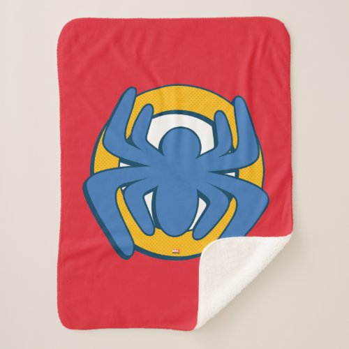 Spidey Spider Logo Sherpa Blanket