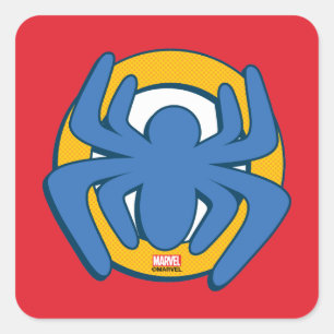 Spidey Spider Logo Square Sticker