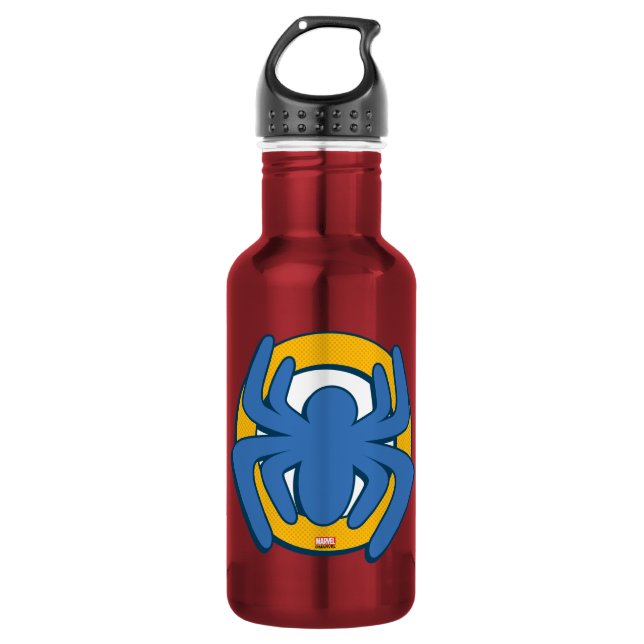 Spidey Spider Logo Stainless Steel Water Bottle (Front)