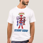 Spidey Team Birthday Squad T-Shirt