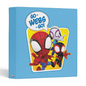 Spidey Team: Go-Webs-Go! 3 Ring Binder