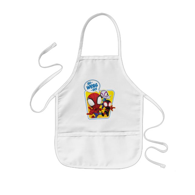 Spidey Team: Go-Webs-Go! Kids' Apron (Front)