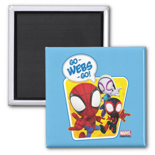 Spidey Team Go_Webs_Go Magnet