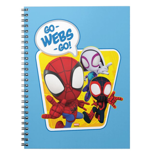 Spidey Team: Go-Webs-Go! Notebook (Front)