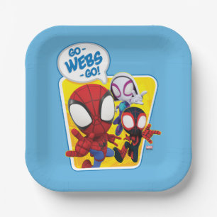 Spidey Team: Go-Webs-Go! Paper Plates