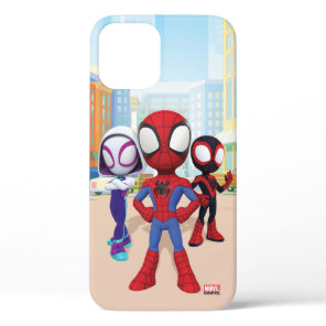 Spidey Team In Town iPhone 12 Case