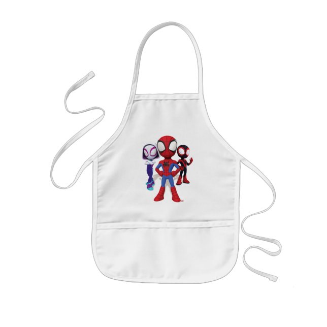 Spidey Team In Town Kids' Apron (Front)