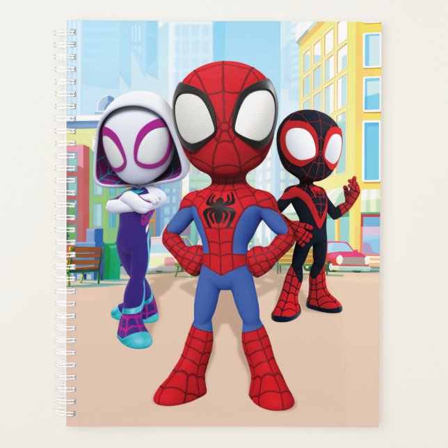 Spidey Team In Town Planner (Front)
