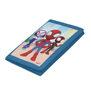 Spidey Team In Town Tri-fold Wallet