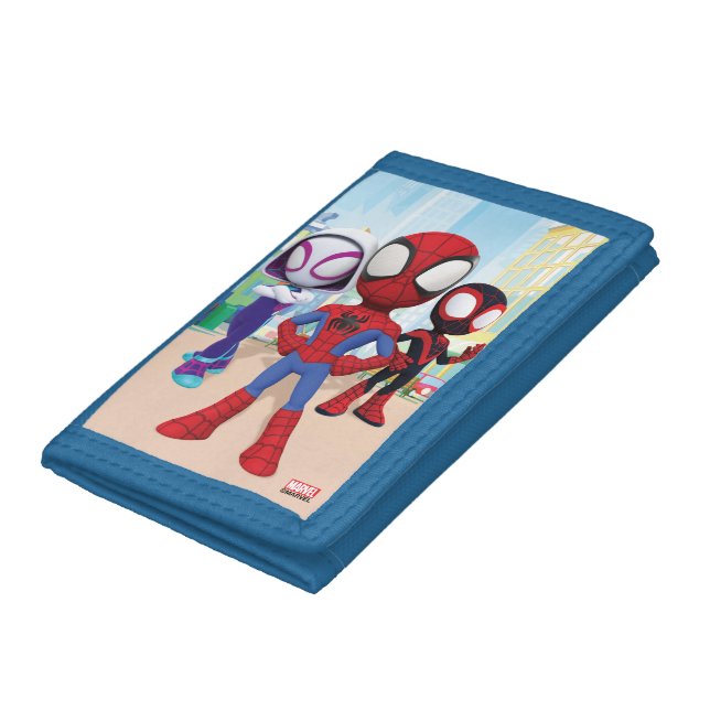Spidey Team In Town Trifold Wallet (Bottom)