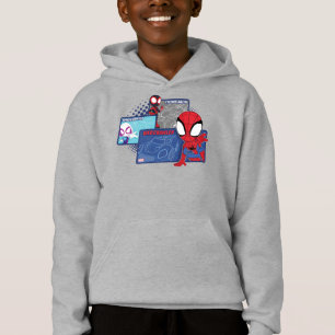 Spidey Team Racing Cars Hoodie