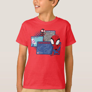 Spidey Team Racing Cars T-Shirt