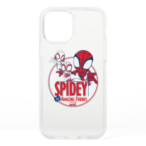 Spidey Team Red & White Circle Badge Speck iPhone 12 Case