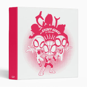 Spidey Team Spidey-Sense Graphic 3 Ring Binder