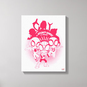 Spidey Team Spidey-Sense Graphic Canvas Print