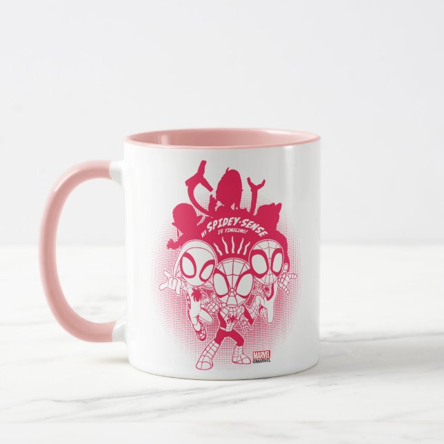 Spidey Team Spidey-Sense Graphic Mug (Left)
