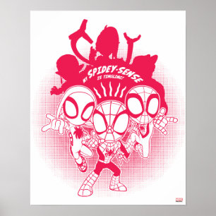 Spidey Team Spidey-Sense Graphic Poster