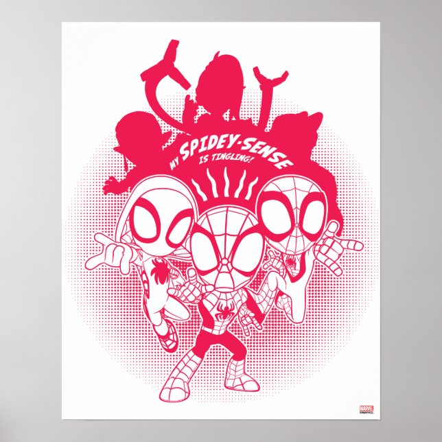 Spidey Team Spidey-Sense Graphic Poster (Front)