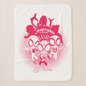 Spidey Team Spidey-Sense Graphic Sherpa Blanket